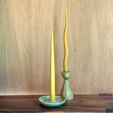 Green/yellow Ceramic/Candle Sets