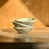 Mini Lotus & Brown Rim Dish Set