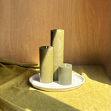 Large Ceramic Candle Plate