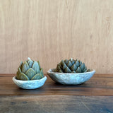 Milky Glaze candle/Ceramic Set