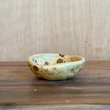 Brown & Black Spec Ceramic/Candle Set