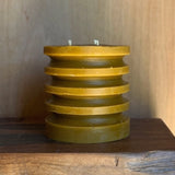 Ridged Stump Candle | Multiple Colours