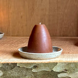 Bell Candle/Candle Plate Set
