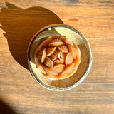 Mini Lotus & Brown Rim Dish Set