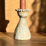 Milky Glaze Taper Candle Holder