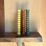 Slim Ridged Pillar Candle