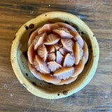 Brown & Black Spec Ceramic/Candle Set