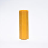 The Hex Collection-Large with a burn-time of up to 110 hours. 7.5cm in width, 22cm high, weighs 900g. All measurements are done at a minimum.